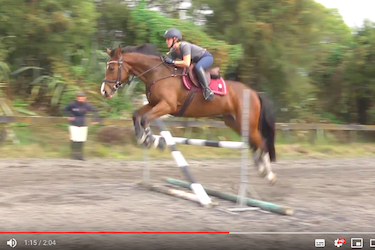 How to stop your horse drifting over a jump.