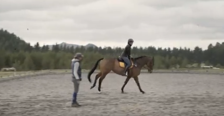 How to improve a tight canter.