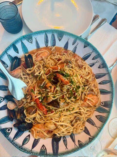Seafood pasta