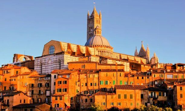 Siena Cathedral at sunset